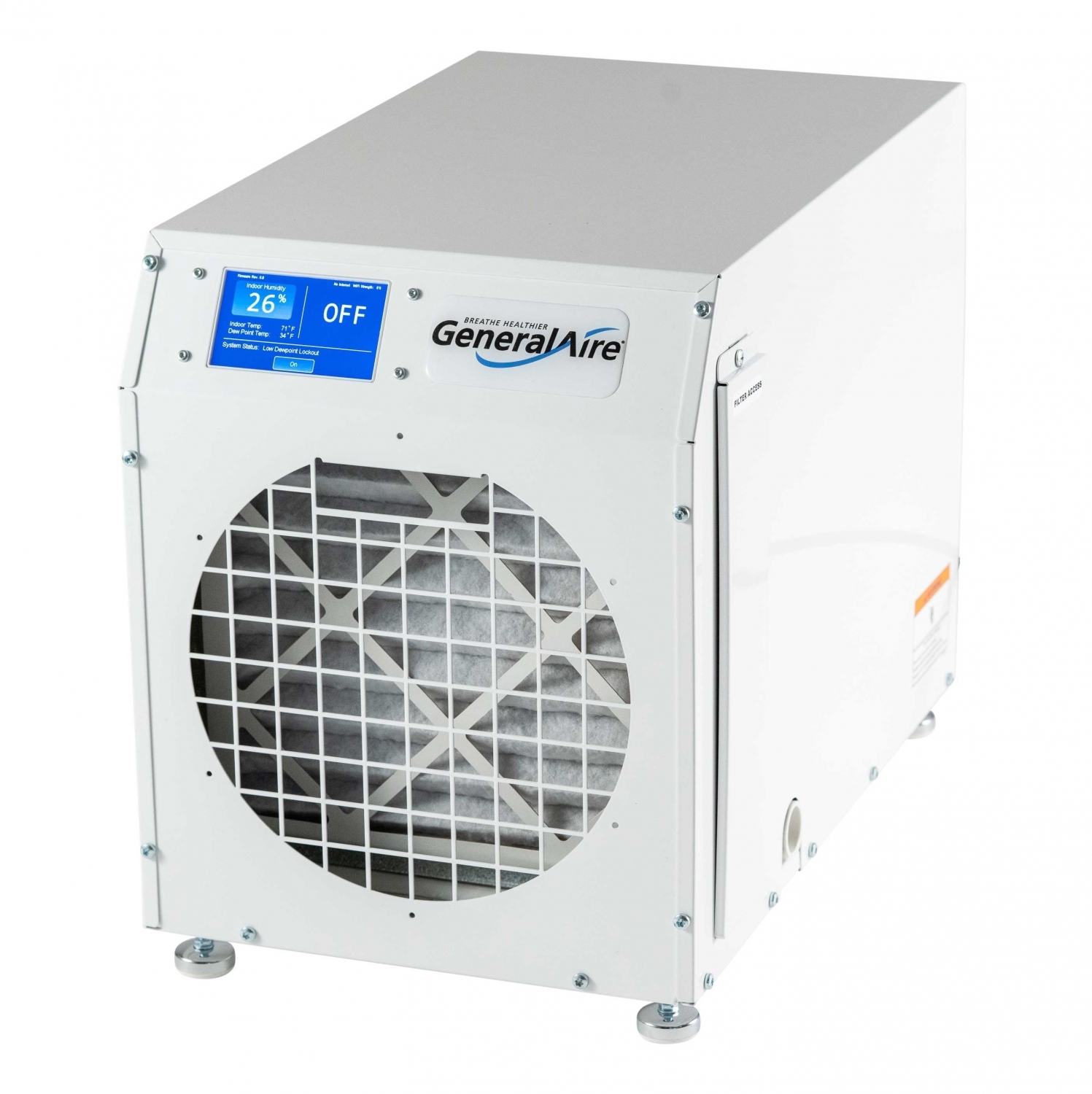 100 PINT DEHUMIDIFIER 110/120V SQUARE FEET RECOMMENDED 3,000
