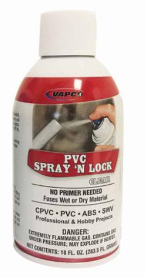 PVC-SPRAY N LOCK CLEAR